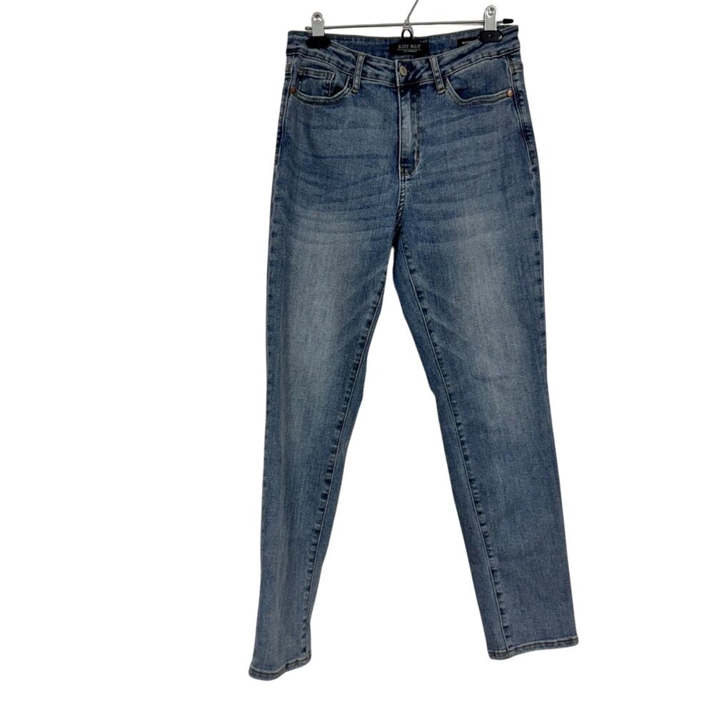 Judy Blue Boyfriend Fit Jeans Womens 28 Zip Fly High Rise Denim Classic